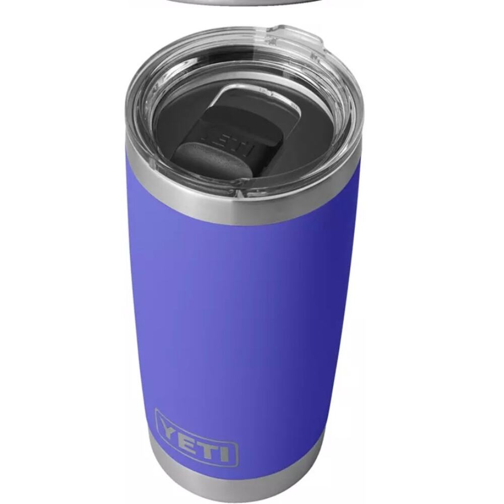 P Yeti 20oz Tumbler (591ml) with MagSlider Lid Purple New!